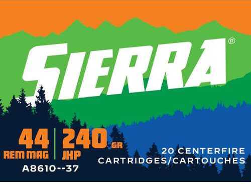Sierra 44 Rem Mag 240Gr JHP 20Rd