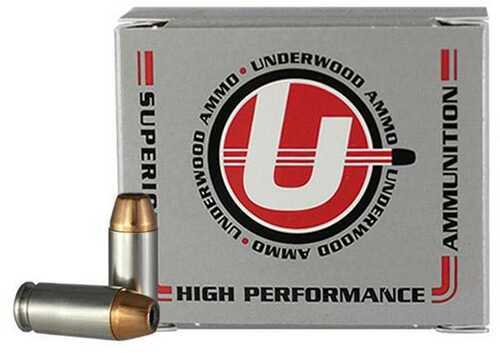 Underwood Ammo Handgun Ammunition 40 S&W 200Gr JHP 950 Fps 20/ct