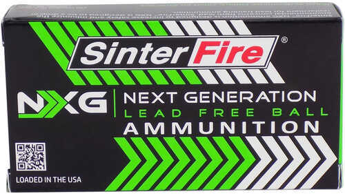 Sinterfire NXG Lead Free Ball Pistol Ammo 9mm 100 gr. Lead Free Ball 250 Rounds Loose Pack Model: SF9100NXG(250)