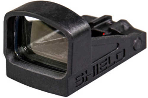 Shield Sights SHIELD Mini Sight Compact Red Dot Sight Non Magnified Fits SMSc Footprint 4MOA Dot Black SMSC-4MOA-POLY