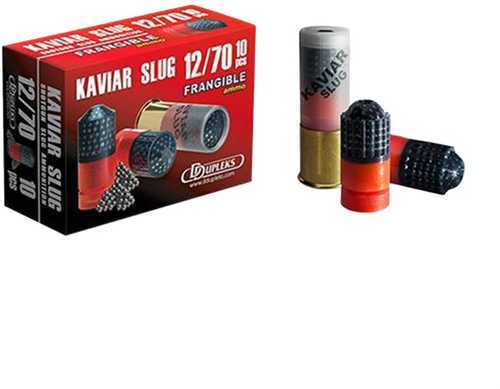 Kaviar Frangiable 12 Gauge Ammo 2 3/4, 10 Round, Slug,450 Grain