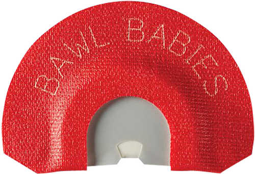 Hunters Specialties JSDIA5 Bawl Babies Diaphragm Call Attracts Multiple Red Horseshoe Cut