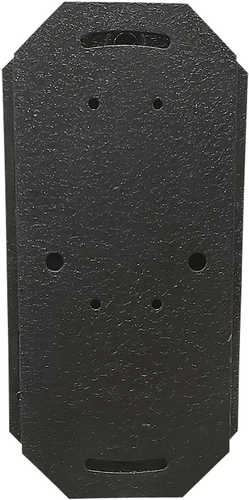 Skull Hooker Shoulder Flush Mount Large Powder Coat Finish Black SKH-SFML-BLK
