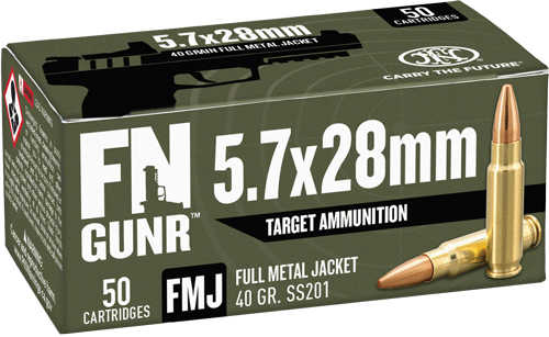 FN 5.7X28MM 40Gr.FMJ SS201 50Rd 10Bx/Cs