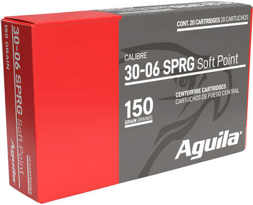 Aguila 30-06 Springfield 150 gr Soft Point Ammo-img-0