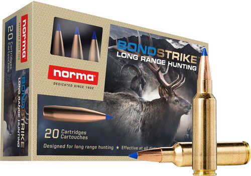 Norma Ammunition 20175832 Dedicated Hunting Bondstrike<span style="font-weight:bolder; "> 300</span> <span style="font-weight:bolder; ">WSM</span> 180 Gr Bonded Polymer Tip 20 Per Box/ 10 Case