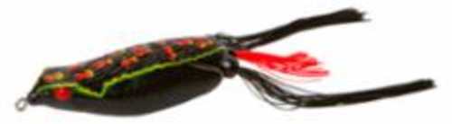Zoom Lures Hollow Body Frog 3.5in 7/8oz Black Model: 141-038