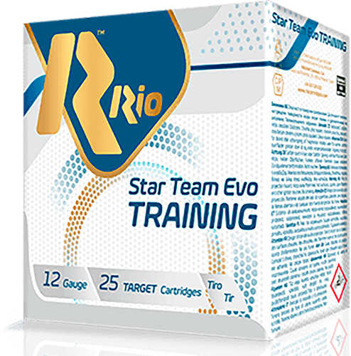 Rio Ammunition Star Team EVO 12 Gauge 2.75" 1 Oz 8 Shot 25 Per Box