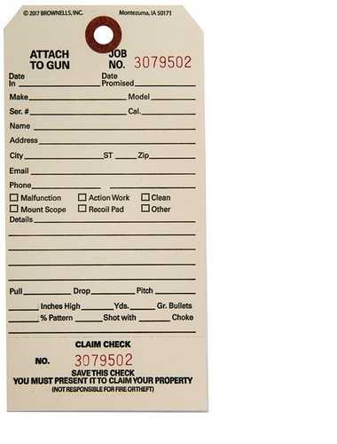 Single Stub Claim Checks