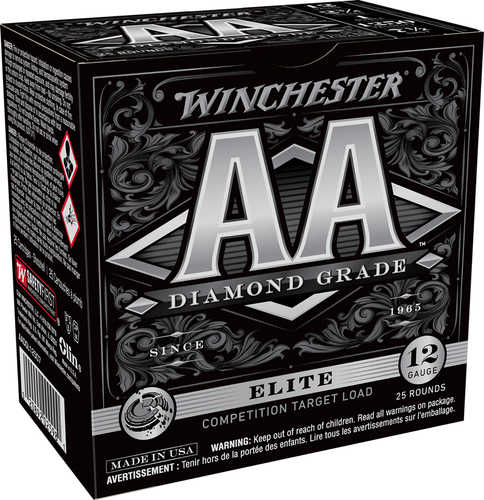 Winchester <span style="font-weight:bolder; ">AA</span> Diamond Grade Elite Trap 20 Gauge 2 3/4" 7/8 Oz 7.5 Shot 25 Round Per Box