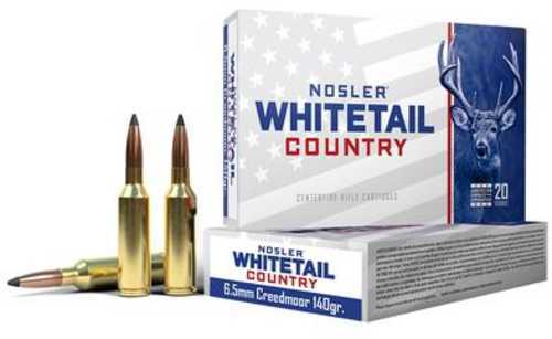 Nosler 40105 6.5Creedmoor 140Gr Spitzer Boat Tail 20 Per Box/10 Case