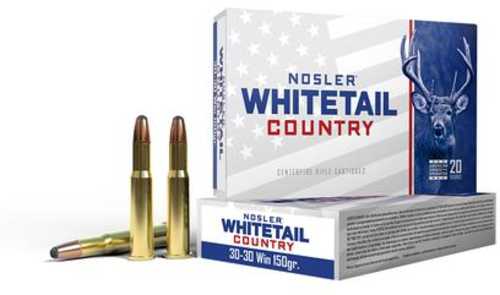 Nosler 40135 Whitetail Country 30-30Win 150Gr Spitzer Boat Tail 20 Per Box/10 Case