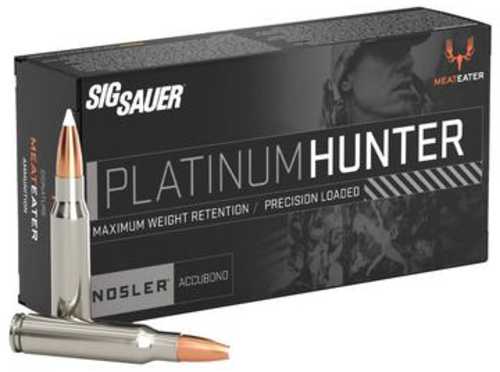 Sig Sauer E308Ph16520 Platinum Hunter 308Win 165Gr 20 Per Box/10 Case