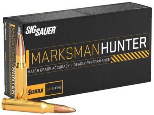 Sig Sauer E65CMGK13020 Marksman Hunter 6.5Creedmoor 130Gr 20 Per Box/10 Case