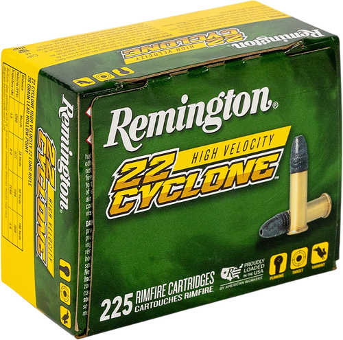 Remington Cyclone 22LR 36Gr Lead Hollow Point 225 Per Box