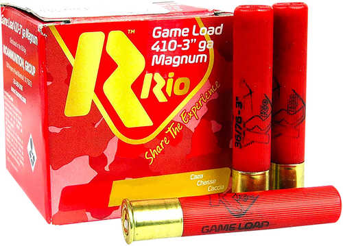 Rio Game Load 410 Gauge 3" 7.Shot 25 Per Box