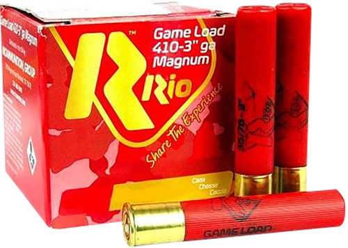 Rio Game Load 410Gauge 3" 11/16 oz 8 Shot 25 Per Box