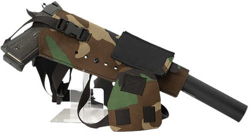Cole-tac VWX112 Varmint Wrangler Xl Pistol Holder Chest M81 Woodland Left Hand