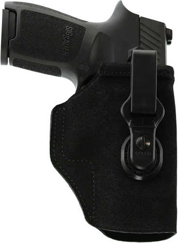 Galco TUC818Rb Tuck-N-Go Strongside/Crossdraw IWB Black Steerhide Fits Sig Sauer P365 Fuse Ambidextrous