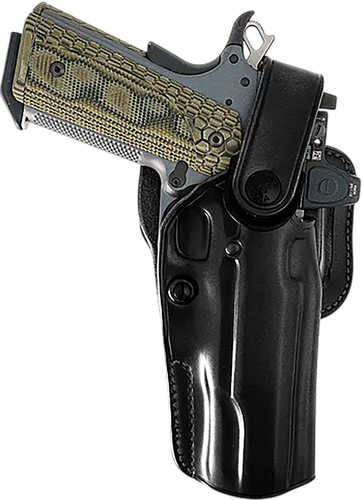 Galco Apo226Rb Apo Strongside/Crossdraw OWB Black Steerhide Fits Glock 19 Gen 1-5 Belt Holster Mount Right Hand