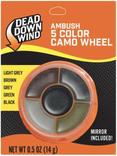Dead Down Wind CAMO WHEEL 5-COLOR 8/PDQ