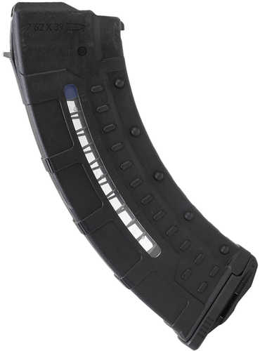 Leapers RBTAKM30 30Rd Windowed 7.62X39mm Black Polymer/Steel