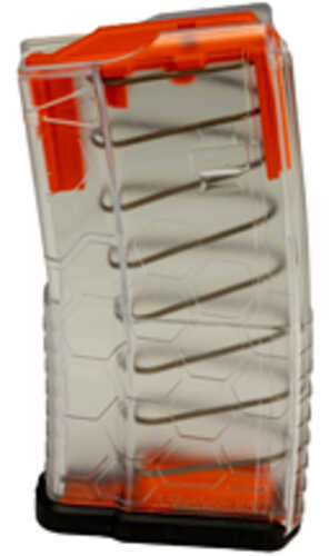 HEXMAG Magazine Series 2 Shorty 223 Remington/5.56 NATO 20 Rounds Fits AR Rifles Translucent Clear HX20-AR15S2-CLR
