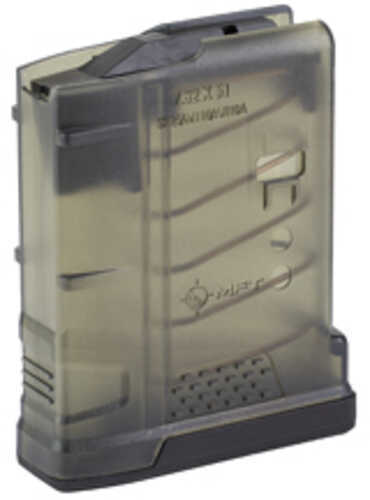 Mission First Tactical Magazine Extreme Duty 308 Winchester/762NATO Fits AR-10 10 Rounds Translucent Smoke 10EXD762X51-T