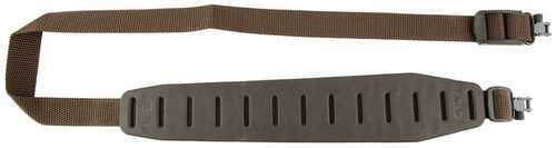 Quake Claw Standard 2.0 2 Point Rifle Sling Brown Includes Hush Stalker II QD Metal Sling Swivels 50036-0
