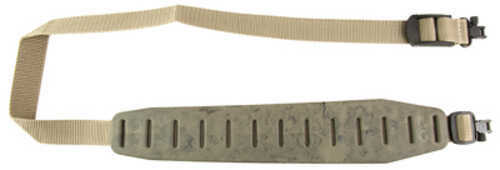 Quake Claw Standard 2.0 2 Point Rifle Sling Sand Camo Includes Hush Stalker II QD Metal Sling Swivels 50038-4
