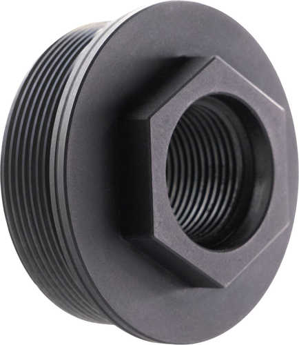 CMMG 11Db016 Zeroed Hub Mount Fits 5/8"X24 Stainless Steel Black