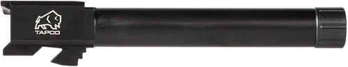 Tapco Tap22018 Threaded Barrel 9mm Fits Glock 22 Gen3-4 Drop In Black Nitride Stainless Steel