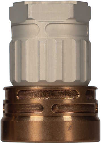 Q LLC ACCE9MOUNTTRILUGCLEAR Erect9R Three-Way Mount 9mm Aluminum/Stainless Steel Clear Hardcoat Anodized Tan