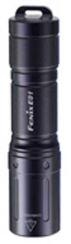 FENIX E01 V2 Flashlight White LED 100 Lumens 2.62" Long Anodized Finish Black Includes (1)-AAA Battery FX-E01V2BLK