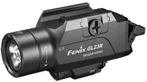 FENIX GL23R Weapon Light White LED with Green Laser 1 200 Lumens 3.43" Long Fits GLOCK and 1913 Rails Includes Rechargea