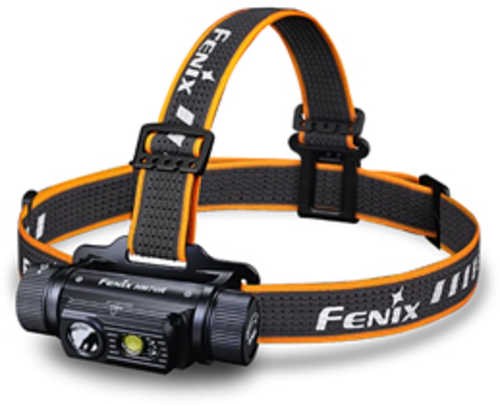 FENIX HM70R Headlamp White/Red LED 1 600 Lumens Matte Finish Black Includes Headband and Rechargeable ARB-L21-5000 Batte