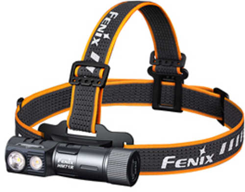 FENIX HM71R Headlamp White LED 2 700 Lumens Matte Finish Black Includes Headband and Rechargeable ARB-L21-5000 Battery F