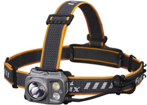 FENIX HP25R V2 Headlamp White/Red LED 1 600 Lumens Matte Finish Black Includes Headband and Rechargeable ARB-L21-5000 Ba