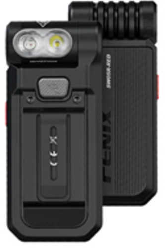 FENIX SW05R-RED Flashlight White/Red LED 150 Lumens Anodized Finish Black Includes Built-in 700mAh Battery and USB Type-