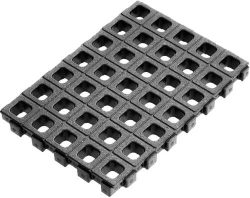 Magpul Mag1502-Black DAKA Grid Organizer Replacement Black Polypropylene