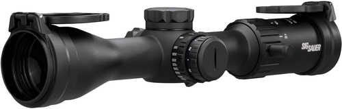 Sig Sauer Electro-Optics Sow42003 Whiskey4 Black 2.50-10X 42mm 30mm Tube Quadplex Reticle