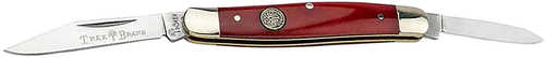 Boker 110844 Pen Knife Traditional Pen/Spear Plain D2 Steel Blade Smooth Red Bone Handle