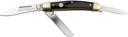 Boker 110857 Stockman Traditional Large Clip Point/Sheepsfoot/Spey Plain D2 Steel Blade Brown Jigged Bone Handle