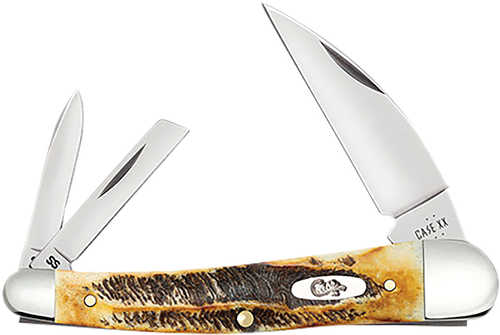 Case 65347 Seahorse Whittler Seahorse Whittler Folding Coping/Pen/Wharncliffe Plain Mirror Polished Tru-Sharp SS Blade,