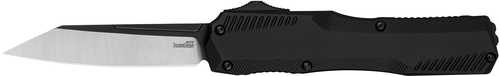 Kershaw 9000R Livewire Automatic 3.30" OTF Reverse Tanto Plain Black PVD Flats/Satin Grinds CPM MagnaCut Steel Blade, Bl