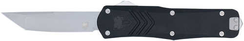 CobraTec Knives MBLKFSXGEN3TNS FS-X Gen III Medium 3" OTF Tanto Plain Stonewashed D2 Steel Blade, 4.68" Aluminum Handle