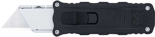 CobraTec Knives CTOTFUKSBBLK Utility OTF Aluminum Blade, 3.38" Black Anodized Aluminum Handle