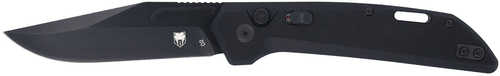 CobraTec Knives CTNAJBLK Naja 3.50" Folding Plain Black Powder Coated D2 Steel Blade, 4.75" Black G10 Scales Handle