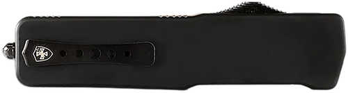 Templar Knife XMCABK121 Excalibur Money Clip 1.90" OTF Dagger Plain Black Oxide Stonewashed Powder Coated D2 Steel Blade