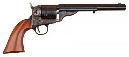 Cimarron Open Top Army Revolver 38 Colt/Special 7.5" Barrel Case Hardened 1-Piece Walnut Grip Standard Blued Finish CA903